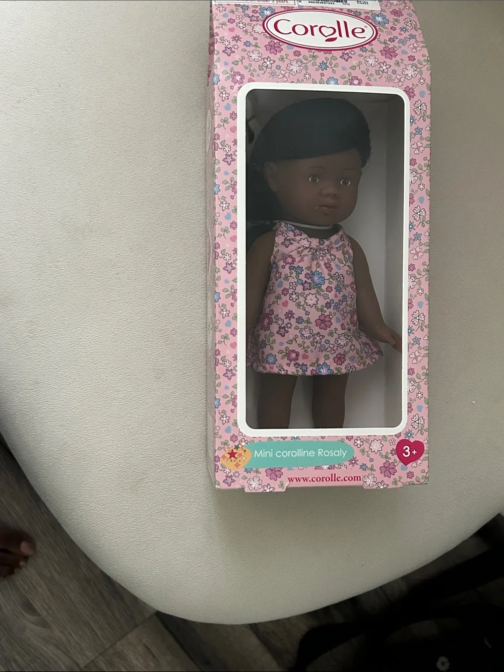 Mini Doll Rosaly in Pink Floral Dress - Kids Toy